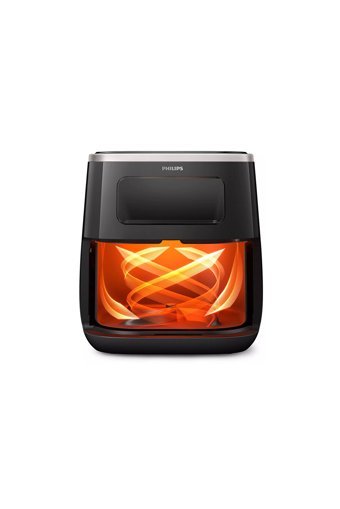 Philips HD92557/80 Airfryer 5.6 lt Tek Hazneli Izgara Yapan Led Ekranlı Yağsız Sıcak Hava Fritözü Siyah