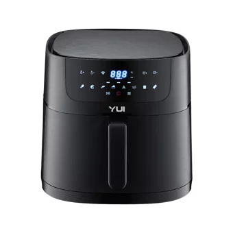 Yui M50 MaxiFry Airfryer 6 lt Tek Hazneli Led Ekranlı Yağsız Sıcak Hava Fritözü Siyah