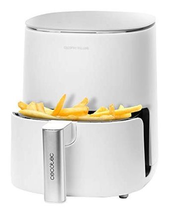 Cecotec CecoFry Deluxe Rapid Sun Airfryer 2.5 lt Tek Hazneli Izgara Yapan Led Ekranlı Yağsız Sıcak Hava Fritözü Beyaz