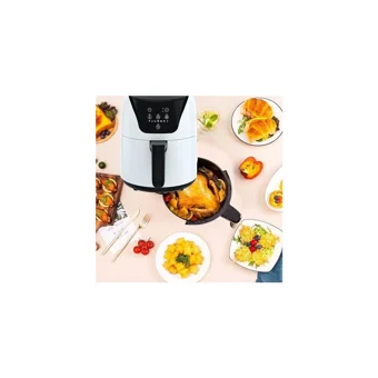 Xiaomi Silencare Airfryer 5 lt Tek Hazneli Izgara Yapan Led Ekranlı Yağsız Sıcak Hava Fritözü Beyaz