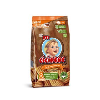 Eti Cicibebe Tahıllı İrmikli Keçiboynuzu Bebek Bisküvisi 172 gr