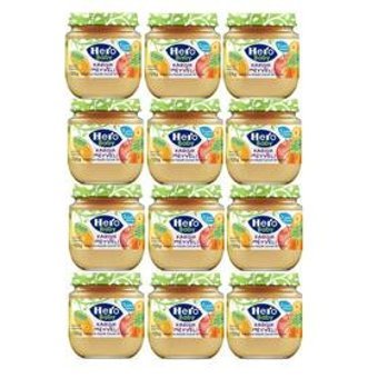 Hero Baby Glutensiz Karışık Meyveli Yulaflı Kavanoz Maması 12x125 gr