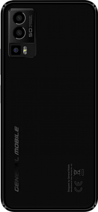 General Mobile GM 23 128 GB Hafıza 4 GB Ram 6.52 inç 50 MP Çift Hatlı IPS LCD Ekran Android Akıllı Cep Telefonu Siyah
