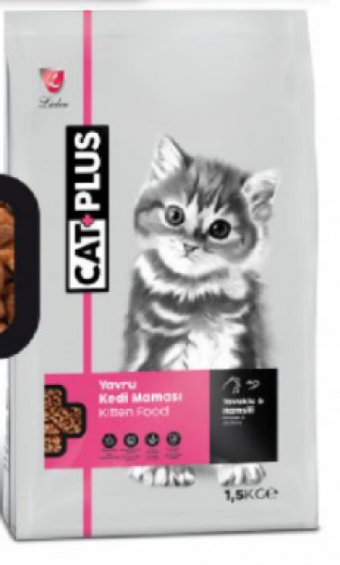 CatPlus Hamsili Tavuklu Tahıllı Yavru Kuru Kedi Maması 1.5 kg