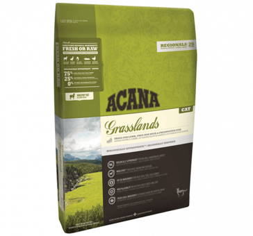 Acana Grasslands Kuzu Etli Tahılsız Yetişkin Kuru Kedi Maması 1.8 kg