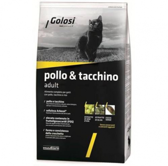 Golosi Hindili Tavuklu Tahıllı Yetişkin Kuru Kedi Maması 7.5 kg