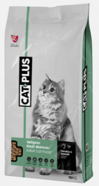 CatPlus Hamsili Tavuklu Tahıllı Yetişkin Kuru Kedi Maması 15 kg
