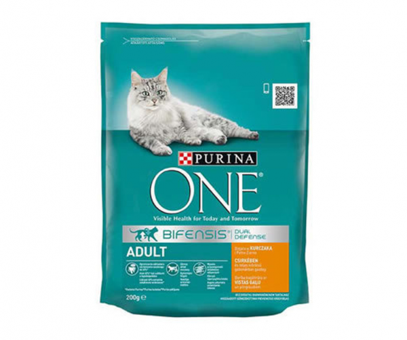 Purina One Tavuklu Kısırlaştırılmış Tahıllı Yetişkin Kuru Kedi Maması 200 gr