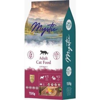 Mystic Kuzu Etli Tavuklu Kısırlaştırılmış Tahıllı Yetişkin Kuru Kedi Maması 15 kg