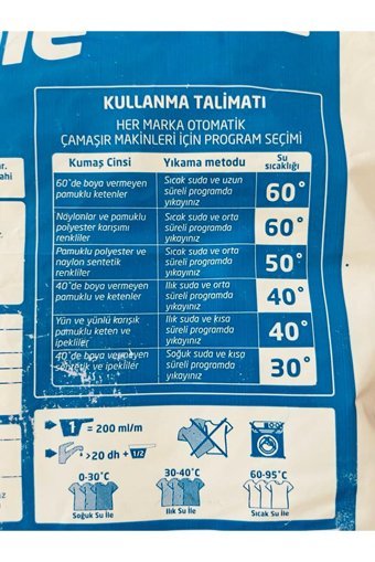 Viole Matik Renkliler ve Beyazlar İçin Yıkama Toz Deterjan 8 kg