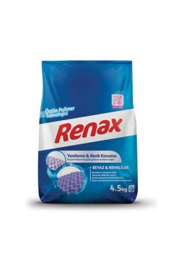 Renax Matik Renkliler ve Beyazlar İçin 36 Yıkama Toz Deterjan 4.5 kg