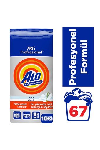 Alo ProfosyonelFormül Renkliler ve Beyazlar İçin 67 Yıkama Toz Deterjan 10 kg