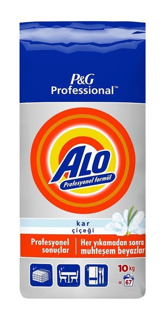 Alo ProfosyonelFormül Renkliler ve Beyazlar İçin 67 Yıkama Toz Deterjan 10 kg