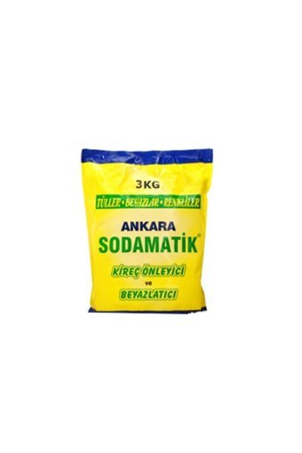 Ankara Sodamatik Renkliler ve Beyazlar İçin Yıkama Toz Deterjan 24x3 kg