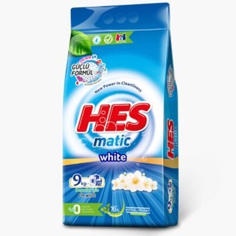 Hes Matik Beyazlar İçin 216 Yıkama Toz Deterjan 3x9 kg
