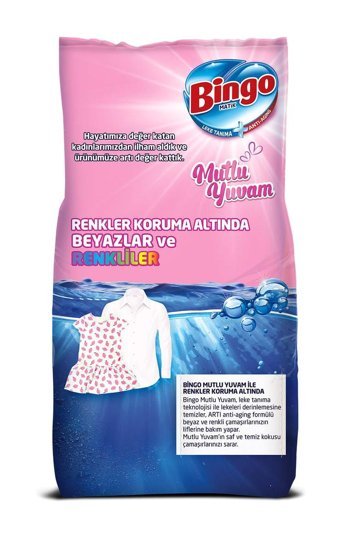 Bingo Matik Konsantre Renkliler ve Beyazlar İçin 67 Yıkama Toz Deterjan 10 kg