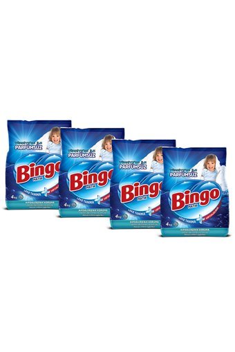 Bingo Matik 104 Yıkama Toz Deterjan 4x4 kg