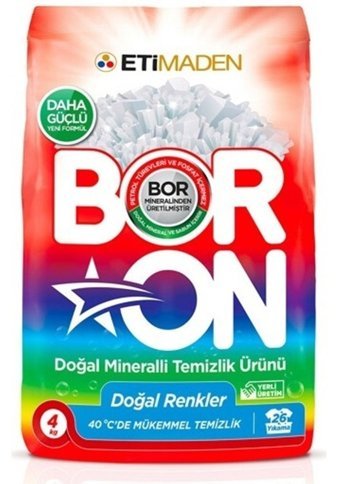 Eti Maden Boron Beyazlar İçin 104 Yıkama Toz Deterjan 5x4 kg