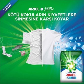 Ariel Plus Febreze Etkili Renkliler ve Beyazlar İçin 66 Yıkama Toz Deterjan 2x5 kg