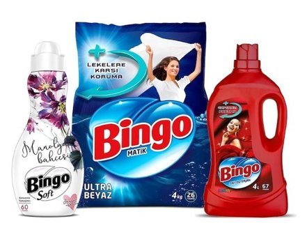 Bingo Beyazlar İçin 26 Yıkama Toz Deterjan 4 kg