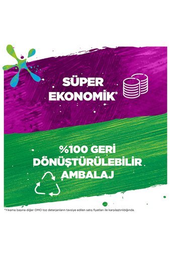 Omo Renkliler ve Beyazlar İçin 99 Yıkama Toz Deterjan 3x5 kg