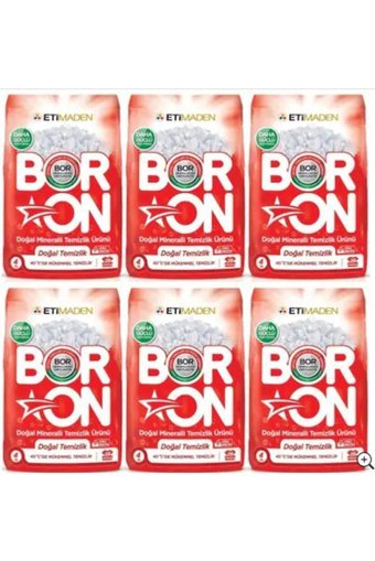 Eti Maden Boron Beyazlar İçin 156 Yıkama Toz Deterjan 6x4 kg