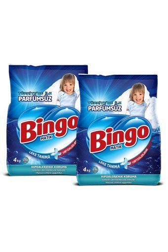 Bingo Matik 52 Yıkama Toz Deterjan 2x4 kg