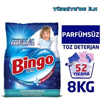 Bingo Matik 52 Yıkama Toz Deterjan 2x4 kg