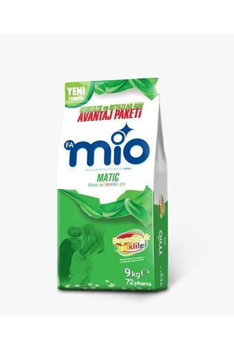 Mio Matik Renkliler ve Beyazlar İçin 144 Yıkama Toz Deterjan 2x9 kg