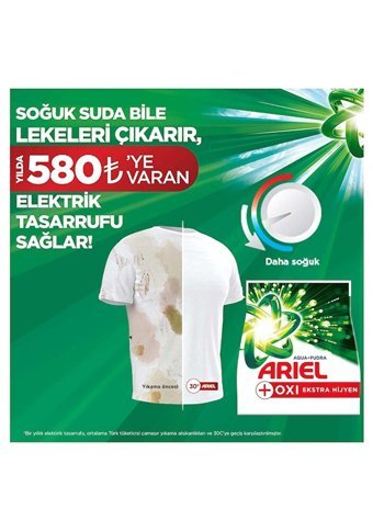 Ariel Aqua Pudra Renkliler İçin 36 Yıkama Toz Deterjan 5.5 kg