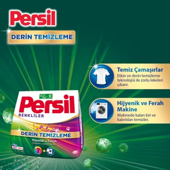 Persıl Renkliler İçin 10 Yıkama Toz Deterjan 1.5 kg