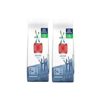 Omo Active Fresh Beyazlar İçin 52 Yıkama Toz Deterjan 2x4 kg