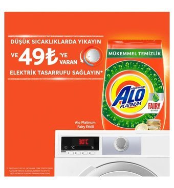 Alo Platinum Aqua Pudra Renkliler İçin 14 Yıkama Toz Deterjan 2.2 kg