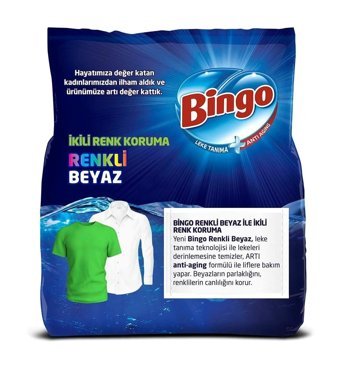Bingo Matik Renkliler ve Beyazlar İçin 47 Yıkama Toz Deterjan 6 kg