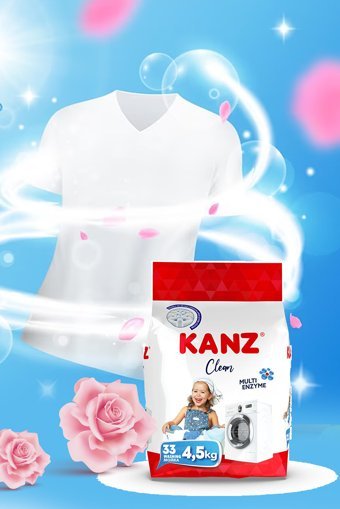Kanz Matik Renkliler İçin 33 Yıkama Toz Deterjan 4.5 kg