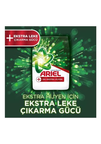 Ariel Oxi Extra Hijyen Renkliler İçin 8 Yıkama Toz Deterjan 1.2 kg