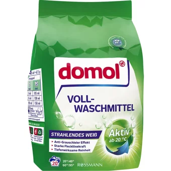 Domol Beyazlar İçin 20 Yıkama Toz Deterjan 1.35 kg