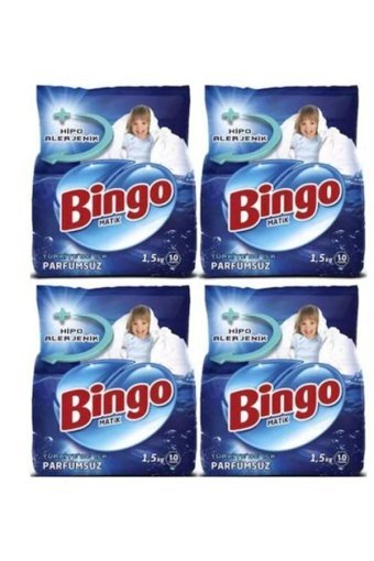 Bingo Matik 40 Yıkama Toz Deterjan 4x1.5 kg