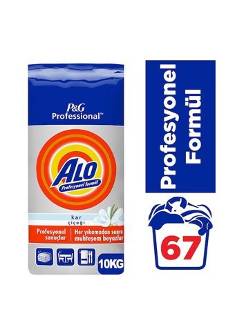 Alo Profosyonel Beyazlar İçin 67 Yıkama Toz Deterjan 10 kg