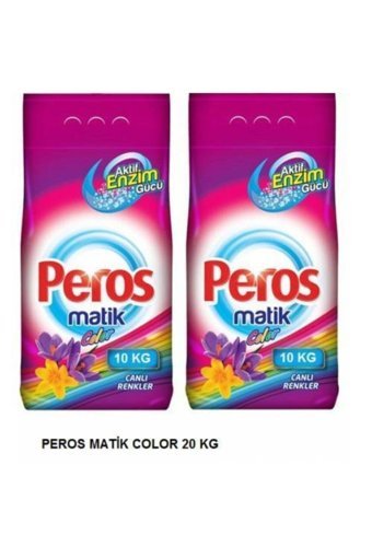 Peros Renkliler İçin 132 Yıkama Toz Deterjan 20 kg