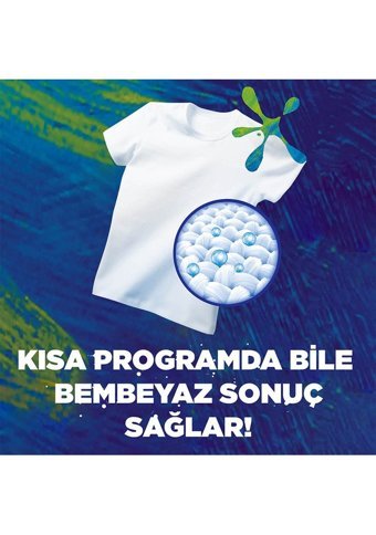 Omo Active Fresh Beyazlar İçin 50 Yıkama Toz Deterjan 5x1.5 kg