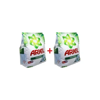 Ariel Dağ Esintisi Beyazlar İçin 60 Yıkama Toz Deterjan 2x4.5 kg