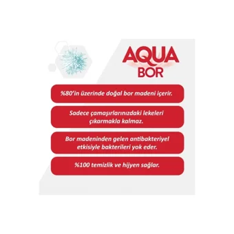 Eti Maden Matik Aqua Bor Renkliler İçin 26 Yıkama Toz Deterjan 4 kg