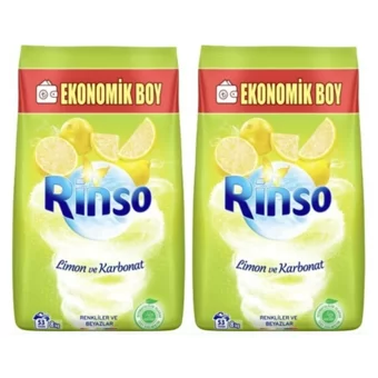 Rinso Renkliler ve Beyazlar İçin 106 Yıkama Toz Deterjan 2x8 kg