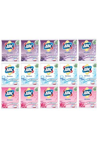Abc Elde Yıkama Renkliler ve Beyazlar İçin 60 Yıkama Toz Deterjan 15x600 gr