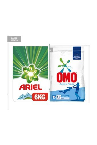 Ariel Dağ Esintisi 80 Yıkama Toz Deterjan 2x6 kg