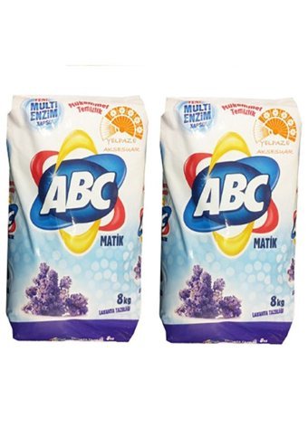 Abc Matik Lavanta Tazeliği Renkliler ve Beyazlar İçin 104 Yıkama Toz Deterjan 2x8 kg