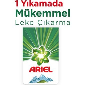 Ariel Dağ Esintisi Renkliler ve Beyazlar İçin 92 Yıkama Toz Deterjan 2x7 kg