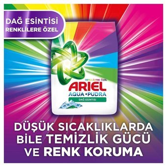 Ariel Dağ Esintisi Renkliler İçin 26 Yıkama Toz Deterjan 4 kg