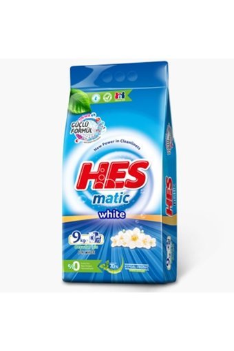 Hes Matik Beyazlar İçin 288 Yıkama Toz Deterjan 4x9 kg